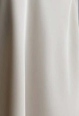 IVORY SATIN MIDI SLIP DRESS WITH MATCHING CHIFFON CAPE OVERLAY