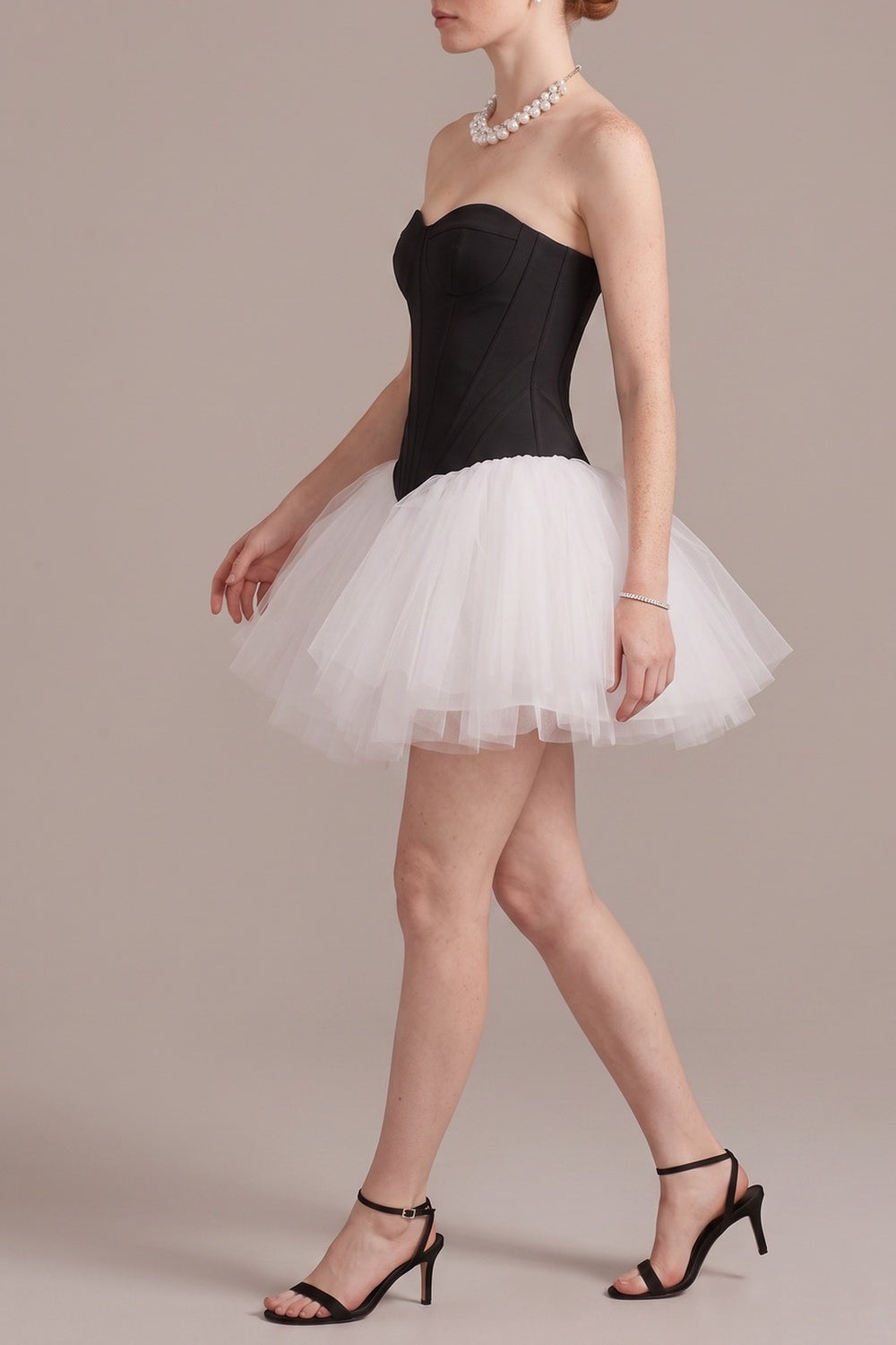1294ccc9be3c2b36 STRAPLESS CORSET TUTU SKIRT SET | PROM PARTY OUTFIT