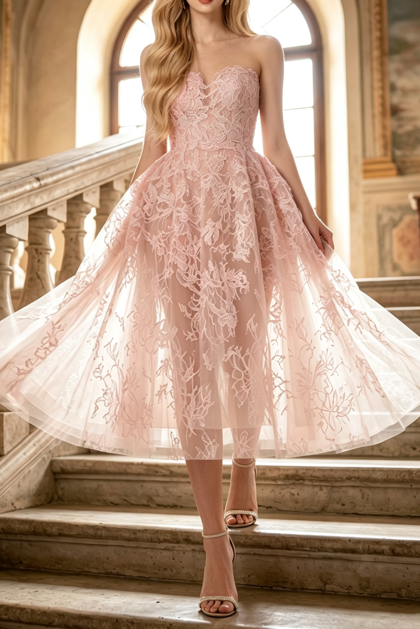 17_83a12659-1503-4753-994f-749939ea5816 PINK BEADED LACE MIDI DRESS FOR WEDDING GUEST