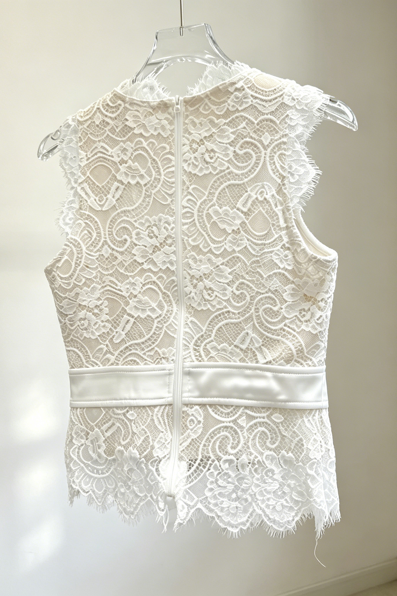 1_1_10_459308c6-ebfc-4924-a4f3-3ceb9866a470 HIGH NECK LACE TOP & PUFFY TULLE SKIRT SET