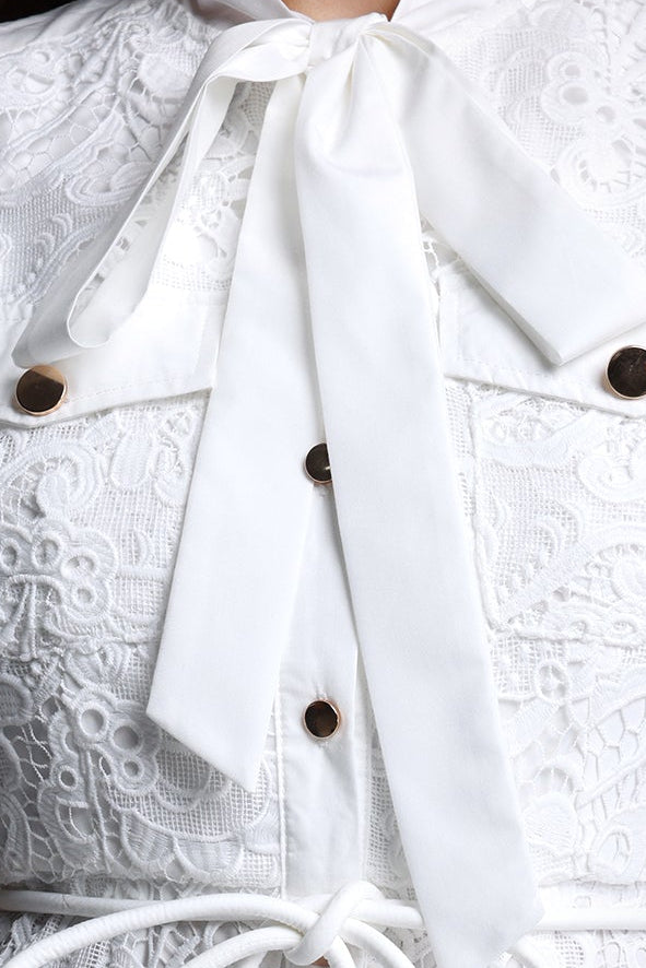 2026-04-23-nina243935 WHITE SLEEVELESS TIE-NECK LACE MIDI CARGO DRESS