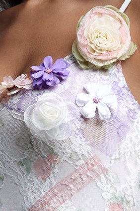 2026-05-12-maysa253594 PASTEL FLORAL LACE MERMAID MIDI DRESS, 3D FLOWER TULLE