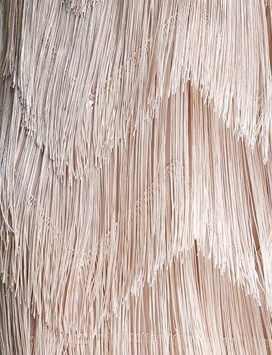 2026-05-15-melina255680 CHAMPAGNE FRINGE V-NECK MAXI PARTY DRESS