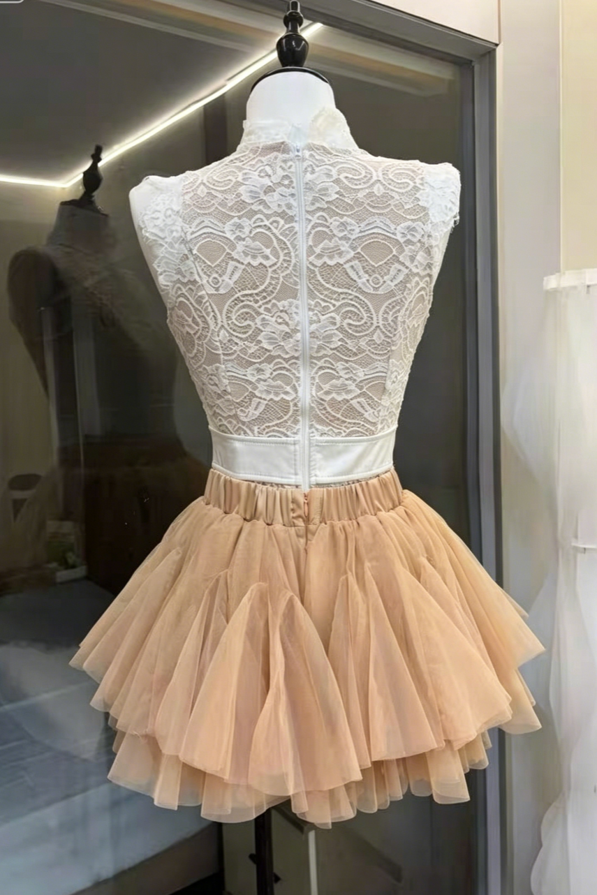2026-07-0300.26.59 HIGH NECK LACE TOP & PUFFY TULLE SKIRT SET