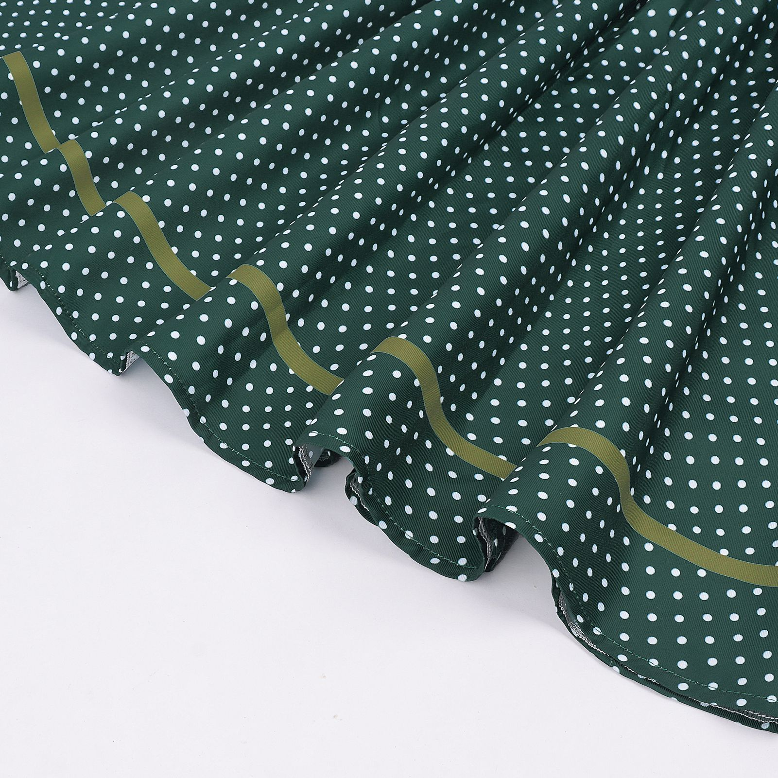 2026-08-04_153227_921 FOREST GREEN FIT-AND-FLARE DIRNDL DRESS SET