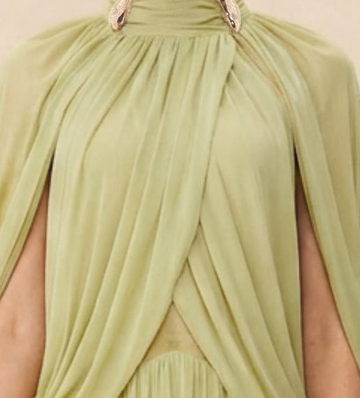 20260413-140835 SAGE GREEN CRYSTAL CAPE CHIFFON MAXI GOWN