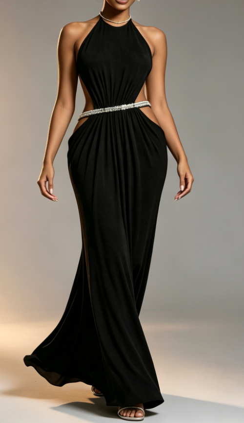 20260709163151_273_34 BLACK RHINESTONE HALTER MERMAID FORMAL GOWN