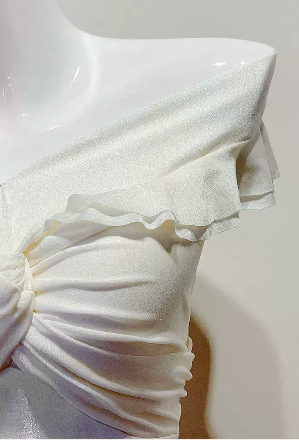 20260716164311_310_34 OFF SHOULDER TWIST RUCHED TIERED RUFFLE SATIN MAXI DRESS