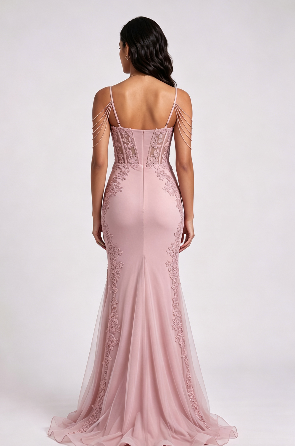 20260730171149_349_34 BEADED LACE CORSET MERMAID TULLE EVENING GOWN