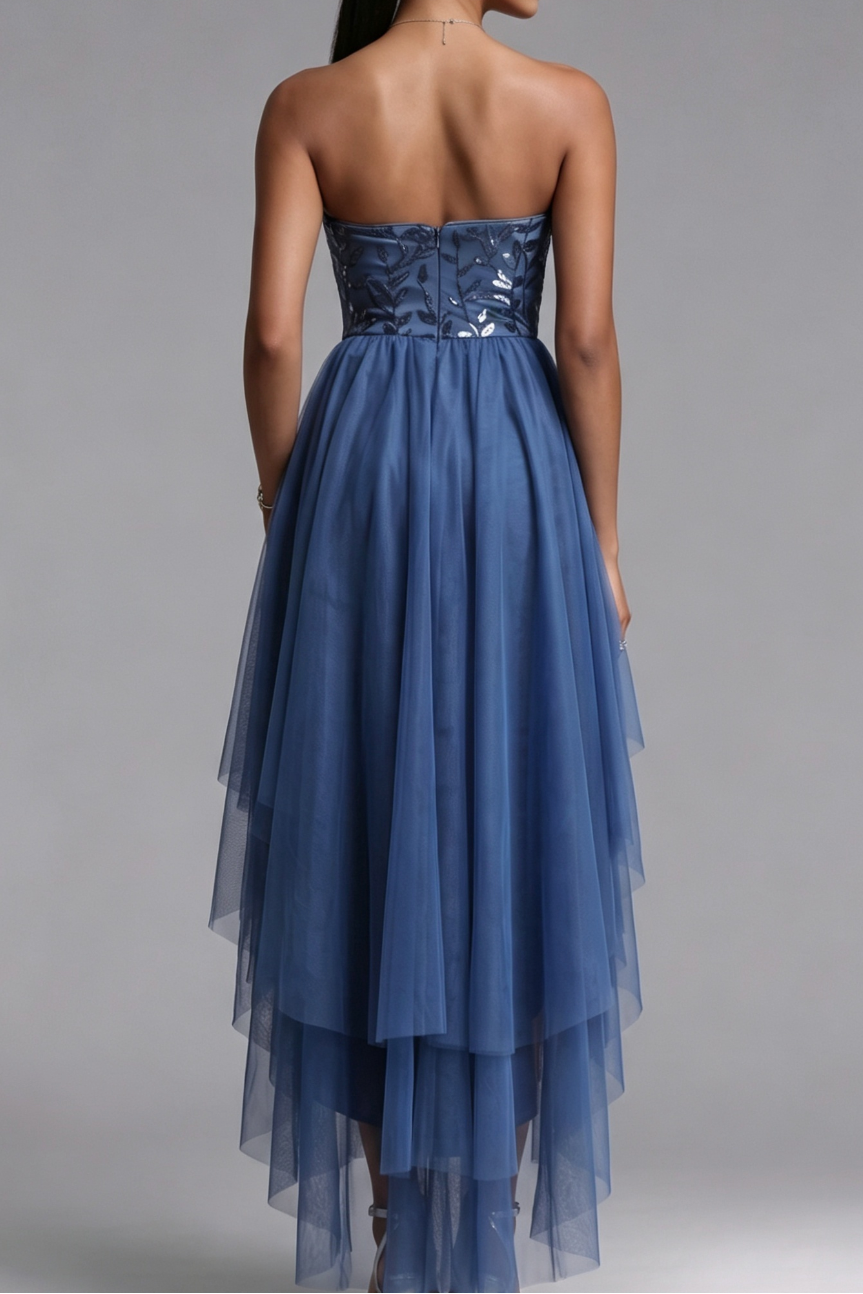 20260806164926_432_34 SLATE BLUE TULLE A-LINE COCKTAIL DRESS