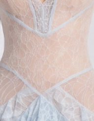 20260811152327_509_34 LIGHT BLUE LACE TIERED A-LINE GOWN FOR WEDDING GUEST