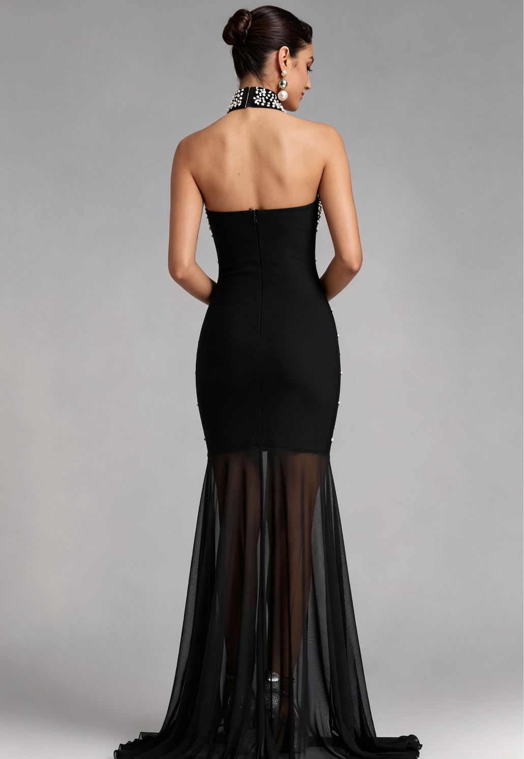 20260818143425_609_34 BLACK PEARL HALTER MERMAID EVENING GOWN