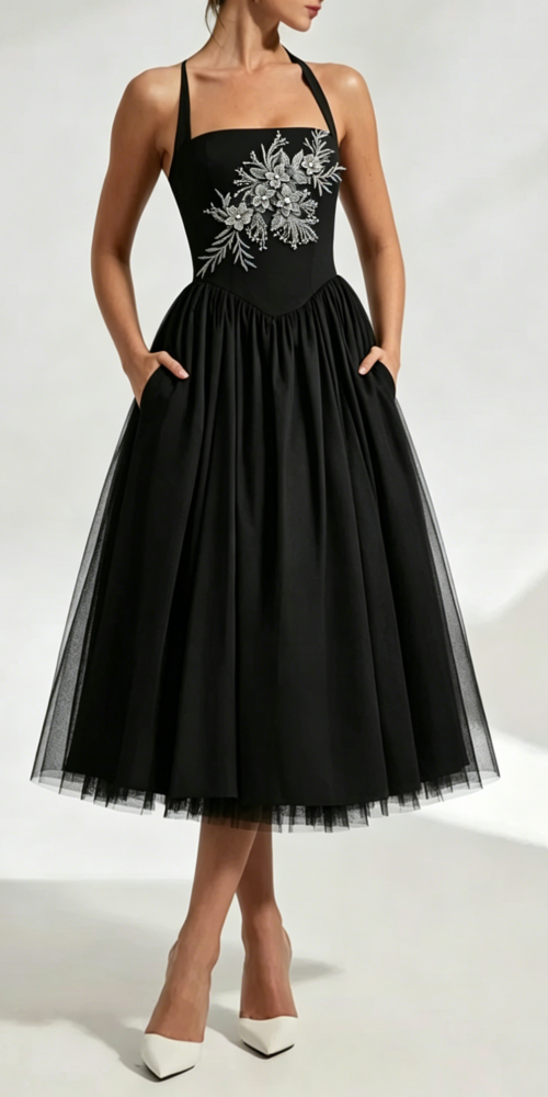 2_15693975-8d29-4a2f-a526-4c16b734f7cc EMBROIDERED CRESSIDA MIDI DRESS IN BLACK