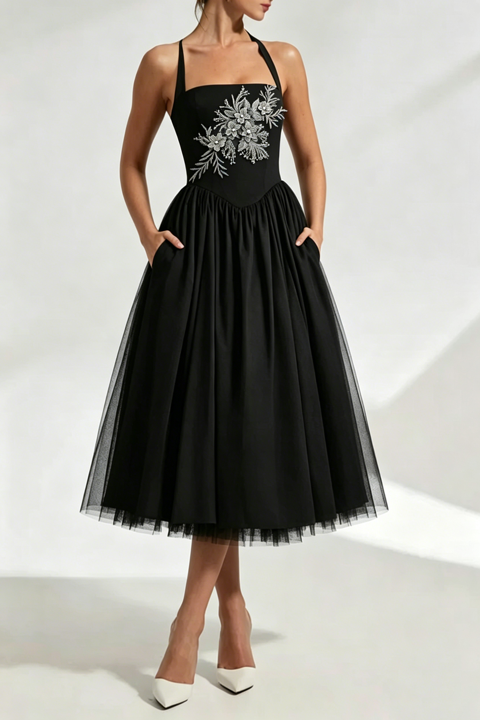 2_15693975-8d29-4a2f-a526-4c16b734f7cc EMBROIDERED CRESSIDA MIDI DRESS IN BLACK