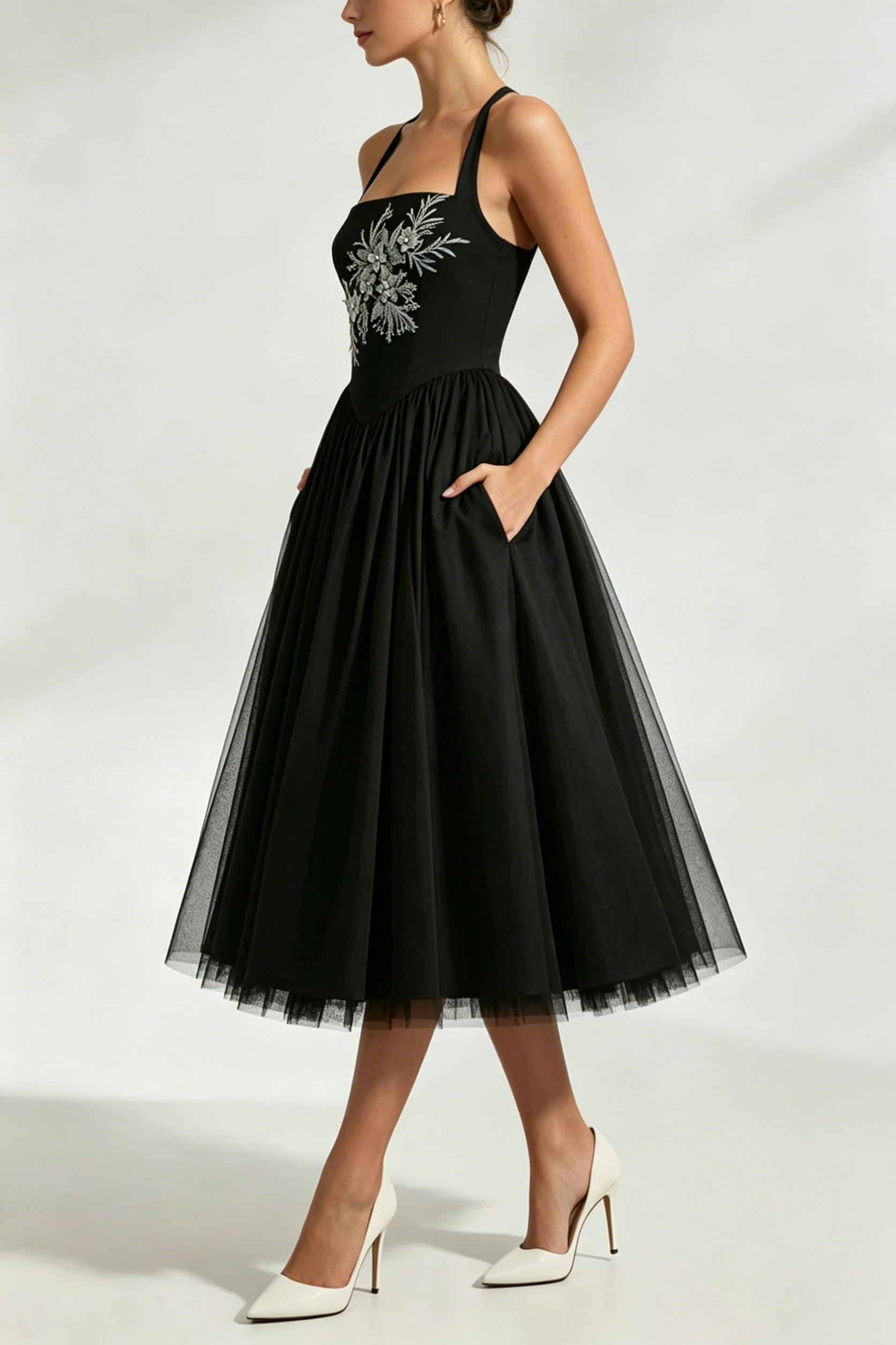 2_ad57b6b6-55cf-40f7-a564-49df668a14b6 EMBROIDERED CRESSIDA MIDI DRESS IN BLACK