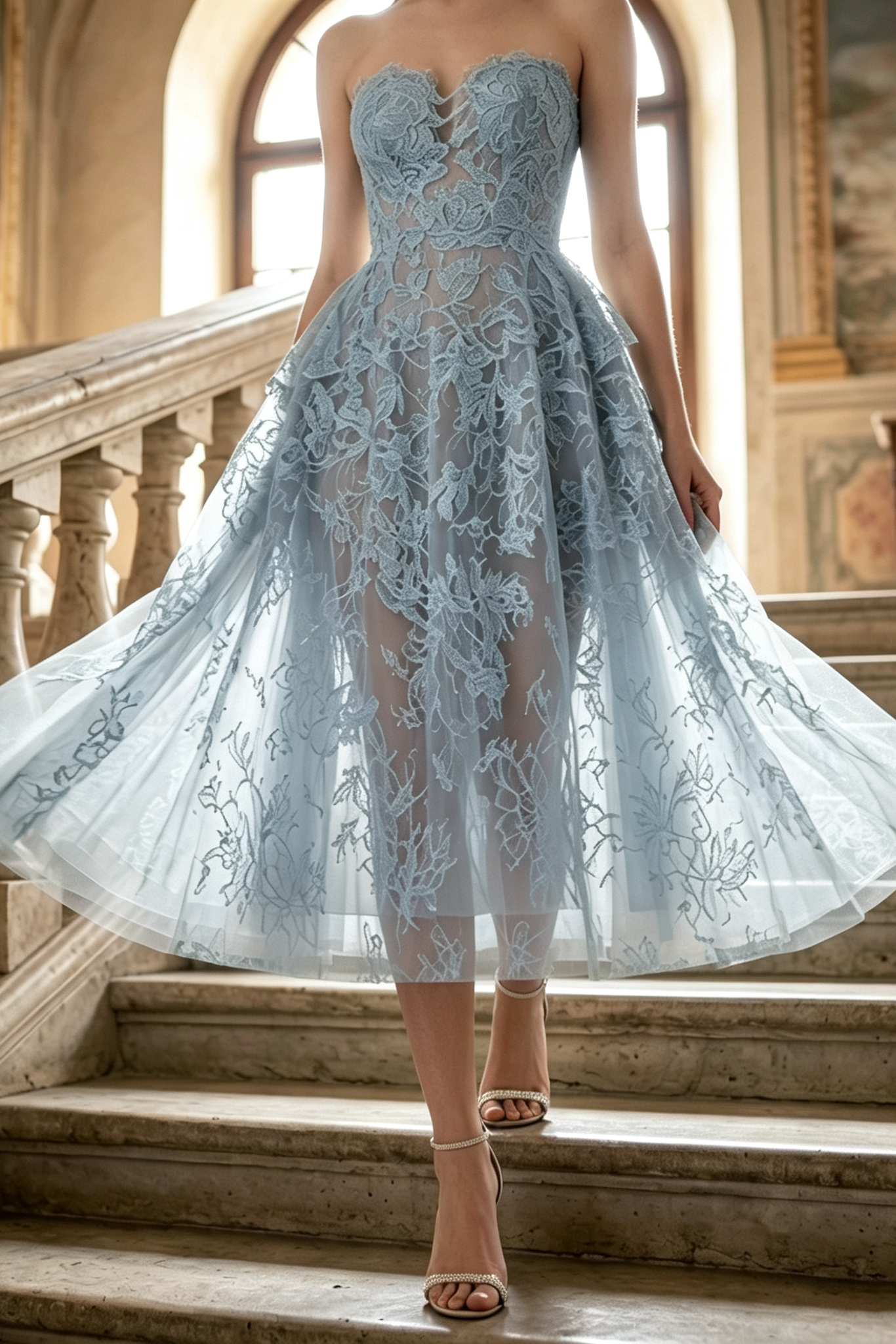 2_c608aea6-e2d8-49d2-9fc2-70299dd1c621 BLUE BEADED LACE MIDI DRESS FOR WEDDING GUEST