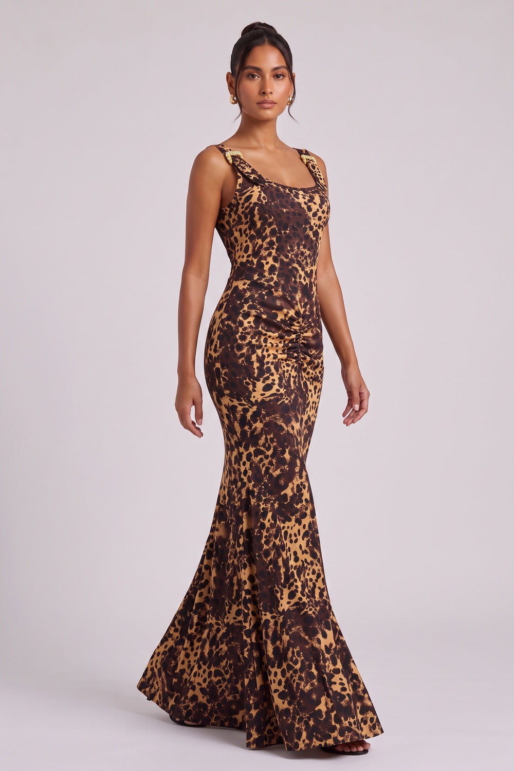 2e2942ada99b5edf LEOPARD PRINT MAXI DRESS FOR EVENING