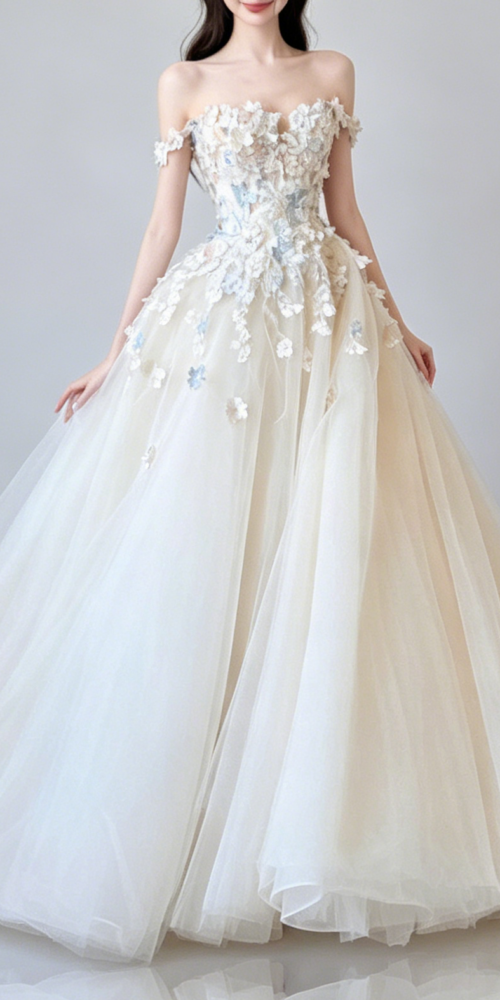 30_ee12ecda-9a2a-4090-a5b4-489ae3de6496 OFF-SHOULDER 3D FLORAL TULLE WEDDING BALL GOWN