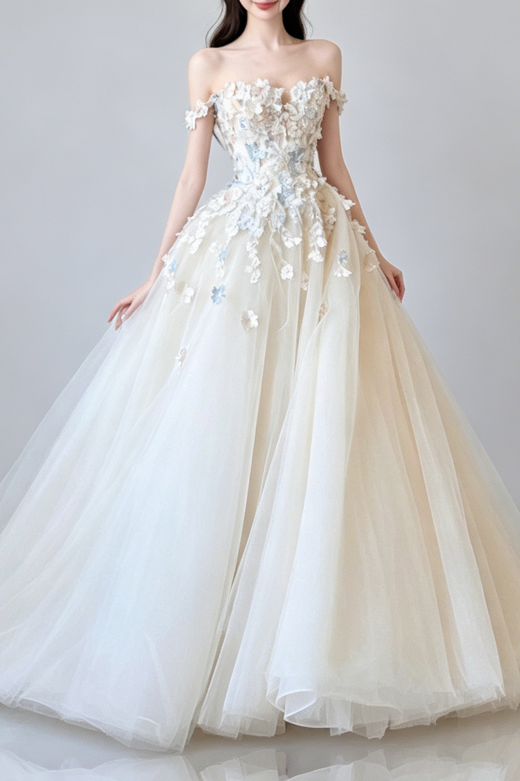 30_ee12ecda-9a2a-4090-a5b4-489ae3de6496 OFF-SHOULDER 3D FLORAL TULLE WEDDING BALL GOWN