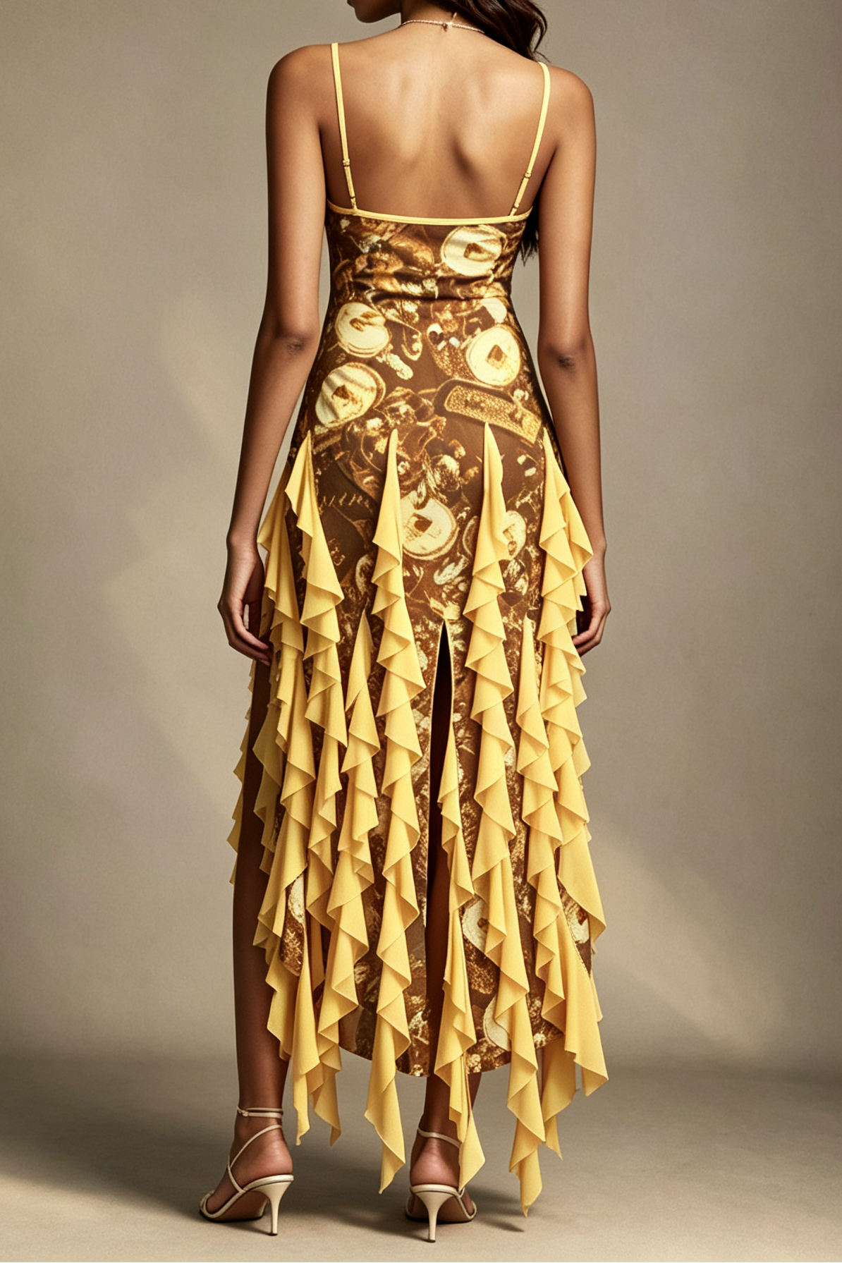 38_69a74cec-c2ed-4cb2-829a-c40bf1201b1a GOLDEN COIN VINTAGE HALTER RUFFLE CHIFFON MIDI DRESS