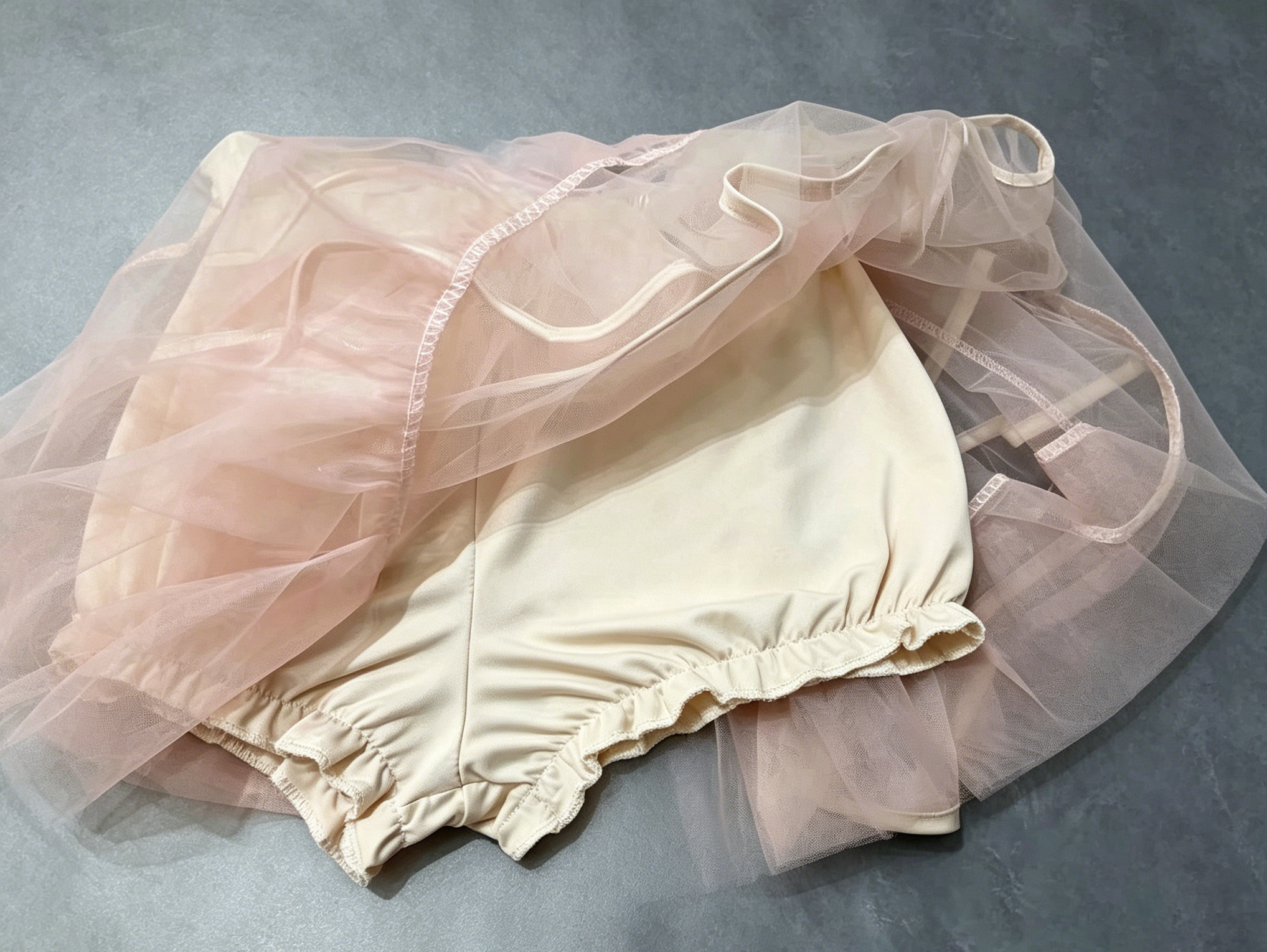 3_ab3536be-1aac-40c1-ae69-3d4fc9725536 CHAMPAGNE STRAPLESS 3D FLORAL CORSET TOP & HIGH LOW RUFFLE TULLE SKIRT SET