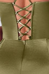 418a4926fd4f2a2b3f76f73dd080f6bb OLIVE SATIN DRAPED GOWN, HIGH SLIT EVENING DRESS