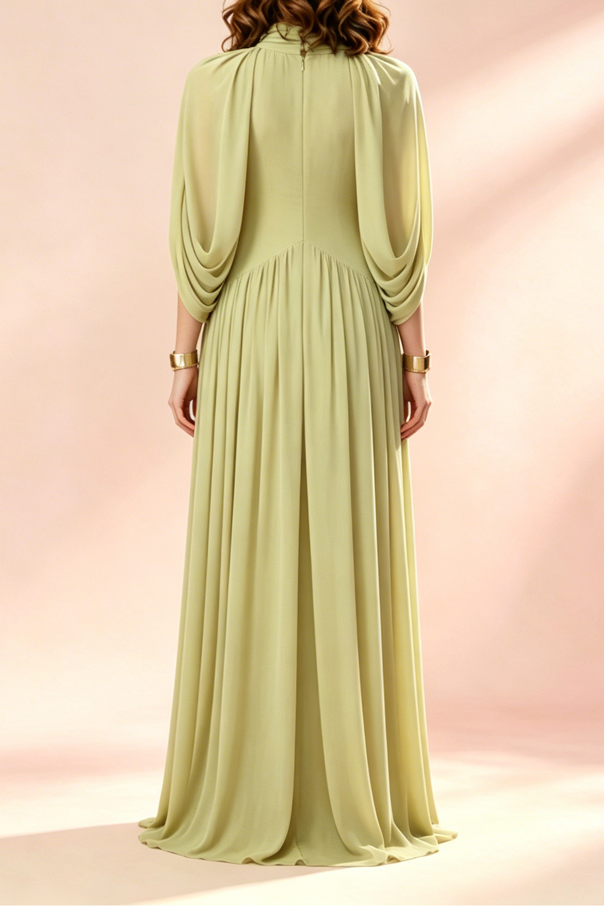 41_5a25e53a-9082-4ef3-8fb0-838294c71cb8 SAGE GREEN CRYSTAL CAPE CHIFFON MAXI GOWN