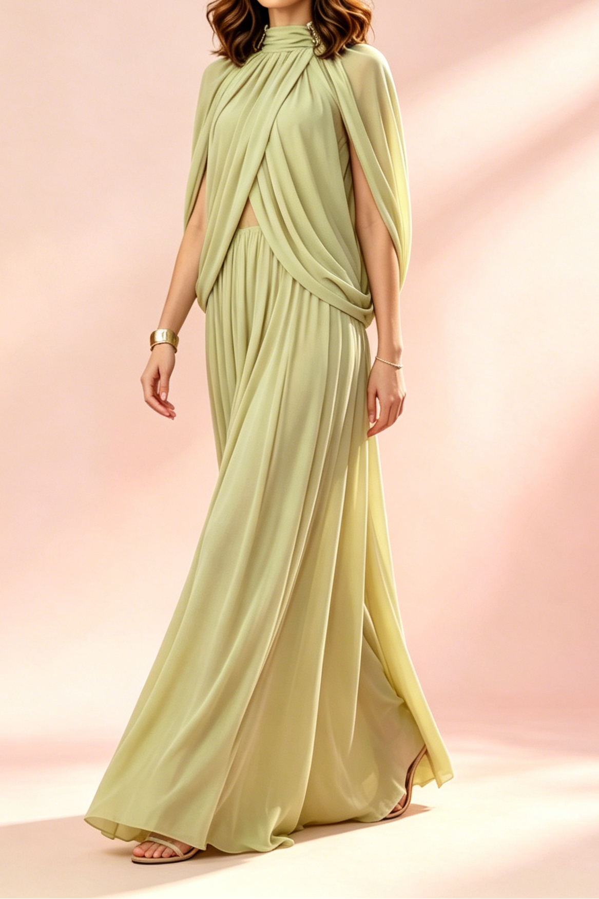 42_7a8699aa-26bb-425a-a9d2-7c747505add3 SAGE GREEN CRYSTAL CAPE CHIFFON MAXI GOWN