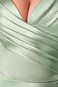 44a5cc19eb94bbb0f05481e1d16c1102 SAGE GREEN SATIN WRAP MAXI DRESS HIGH SLIT EVENING