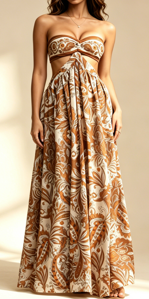 4_f344e262-0748-4188-a654-7eb221f461b9 BOHO PAISLEY PRINT STRAPLESS TUBE TOP CUTOUT FLOWY MAXI DRESS