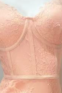 LIGHT PINK LACE BODYCON DRESS FOR PARTY