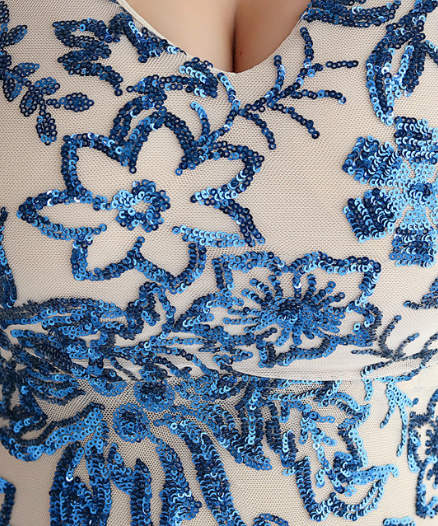 51ca47e79ffc2b452919de350f62ba36 ROYAL BLUE SEQUIN EMBROIDERED MAXI EVENING GOWN