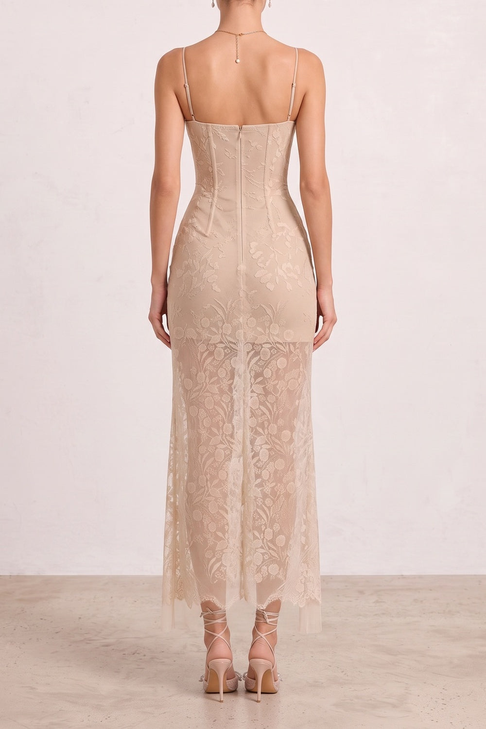 696fcabb1076925f LACE CORSET MAXI SLIP DRESS FOR WEDDING GUEST