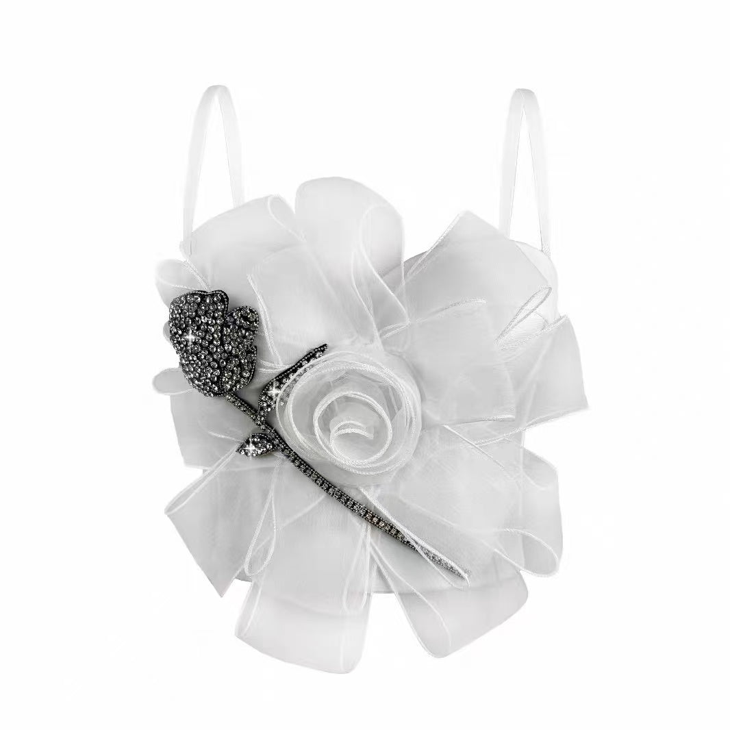 6f10af7c4986a135e16e7108ce8f272c 3D FLOWER RHINESTONE CORSET TUTU SET