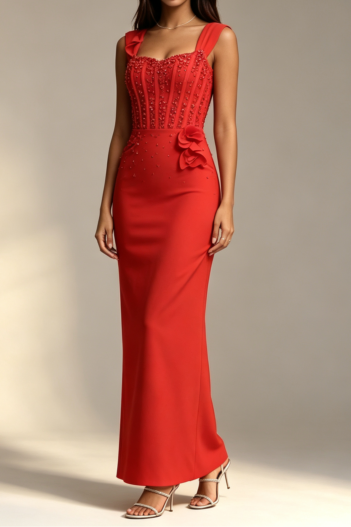 7_1a08de05-c150-4352-9f66-dd892ca59ba1 RED SQUARE NECK CORSET BEADED FLORAL MERMAID MAXI DRESS