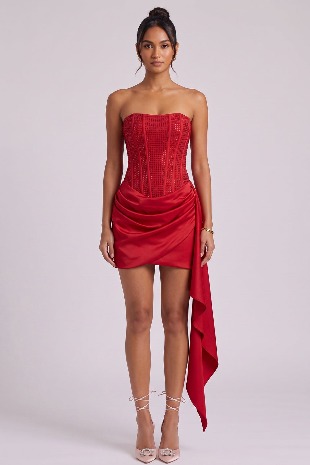 7b098545f9e85118_65adb321-7cc0-455b-bb6d-e7df5ab96bf7 RED STRAPLESS CORSET DRAPE MINI DRESS