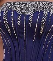 7ba6f21503267d1df8acfec1f0afd803 DEEP BLUE STRAPLESS RHINESTONE CAPE EVENING GOWN