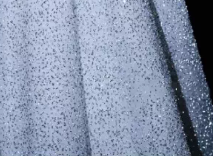 8ff0dd1be3239dfa5158b9ea289ba70a ICE BLUE GLITTER TULLE A-LINE PROM GOWN