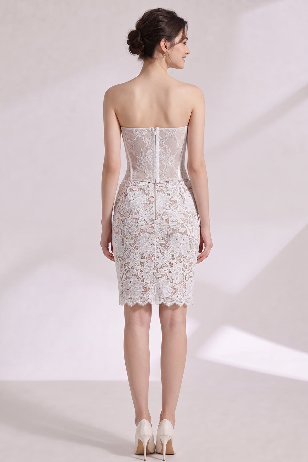 9606b81d72487238 WHITE LACE BODYCON TWO-PIECE SET | NIGHT OUT