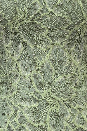 97162b531254e5728c313f510c0cefe9 SAGE GREEN STRAPLESS EMBELLISHED GOWN, FLOOR-LENGTH FORMAL