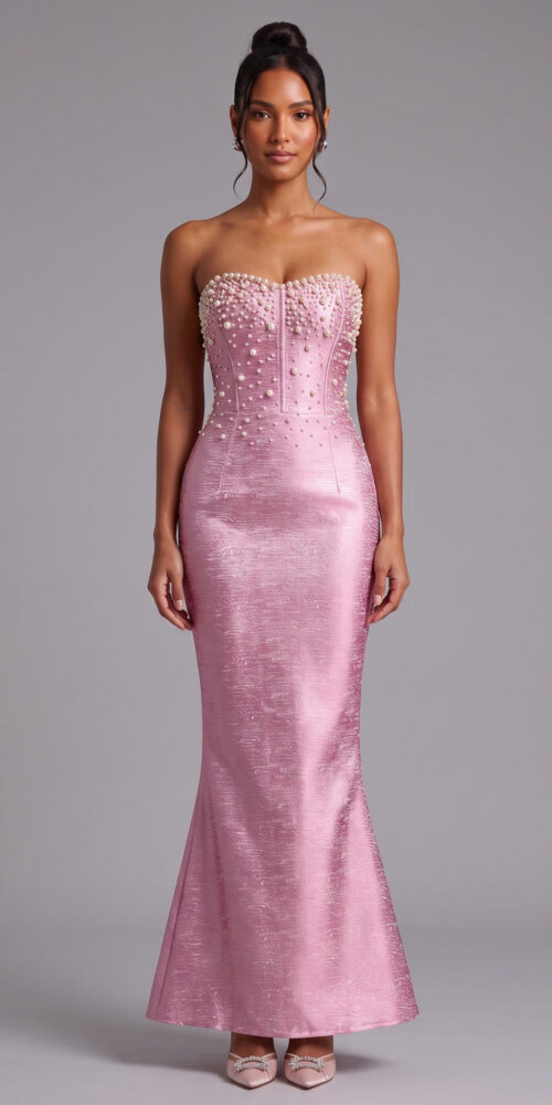 991f1f3dbcef3bfe PREMIUM FABRIC MIDI DRESS FOR WEDDING GUEST