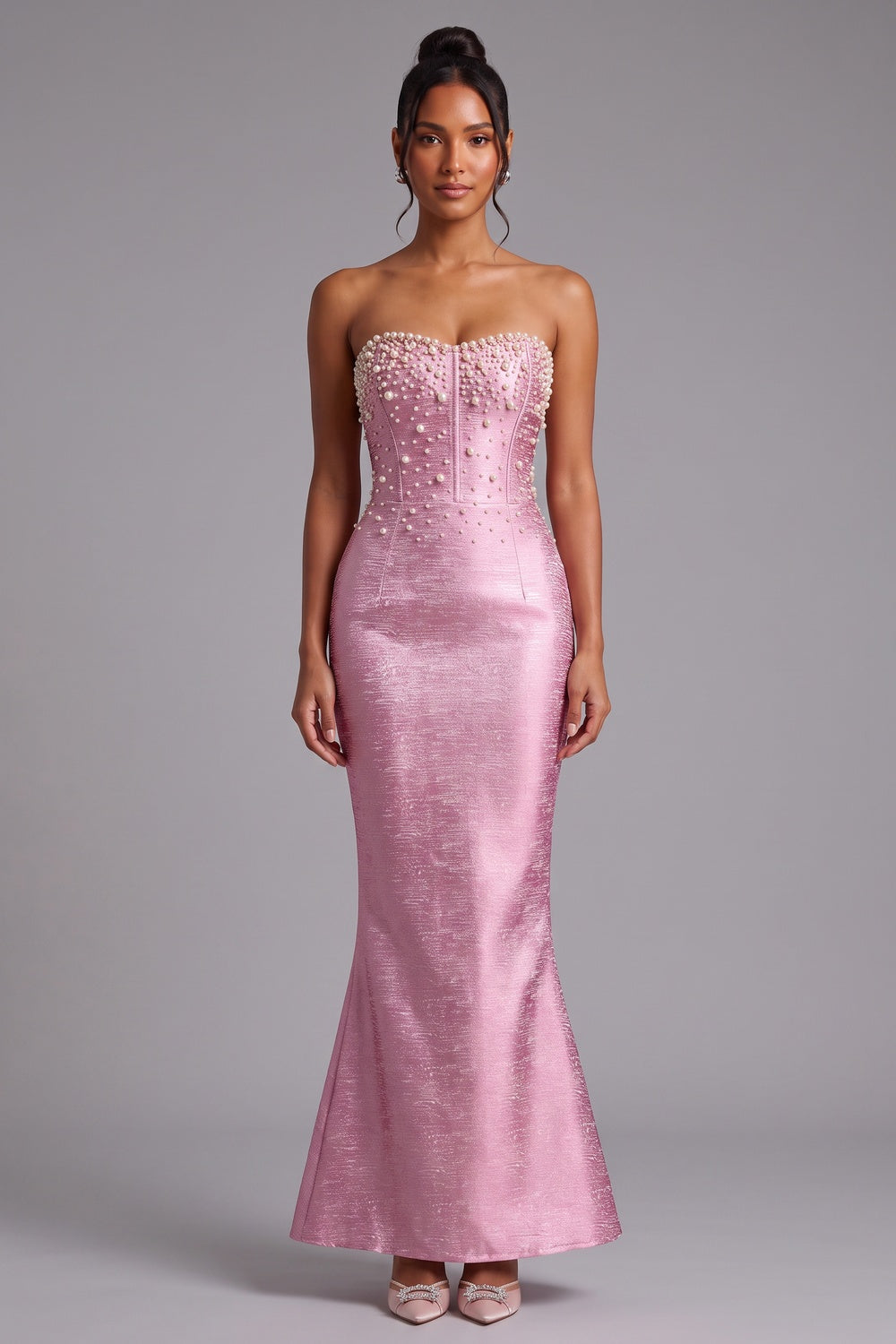 991f1f3dbcef3bfe PREMIUM FABRIC MIDI DRESS FOR WEDDING GUEST