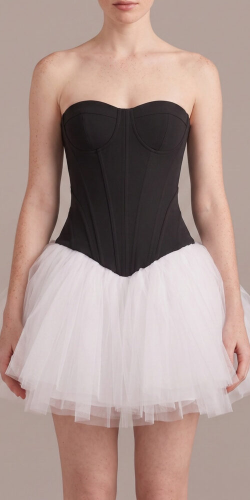 9c8313174e16c70a STRAPLESS CORSET TUTU SKIRT SET | PROM PARTY OUTFIT