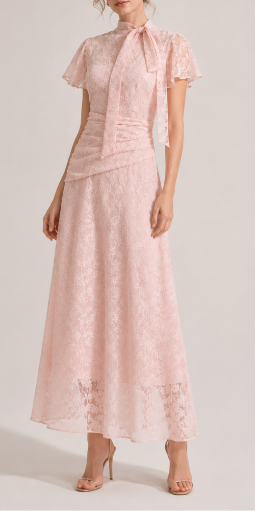 ChatGPT_Image_2026_7_28_16_50_57 BOW NECK FLUTTER SLEEVE LACE MAXI DRESS