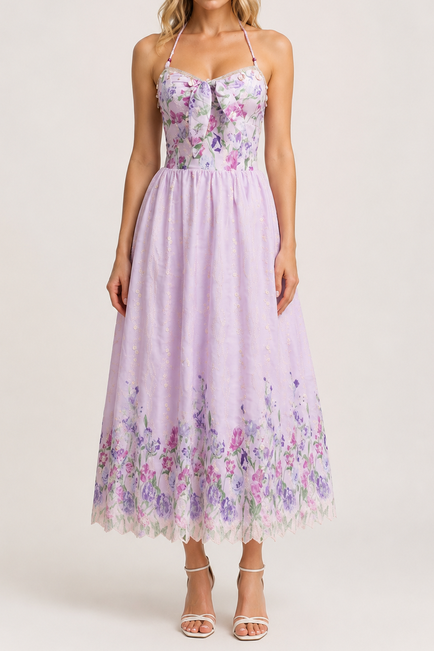 ChatGPT_Image_2026_7_29_00_36_47 HALTER BOW FRONT FLORAL EMBROIDERY MIDI DRESS