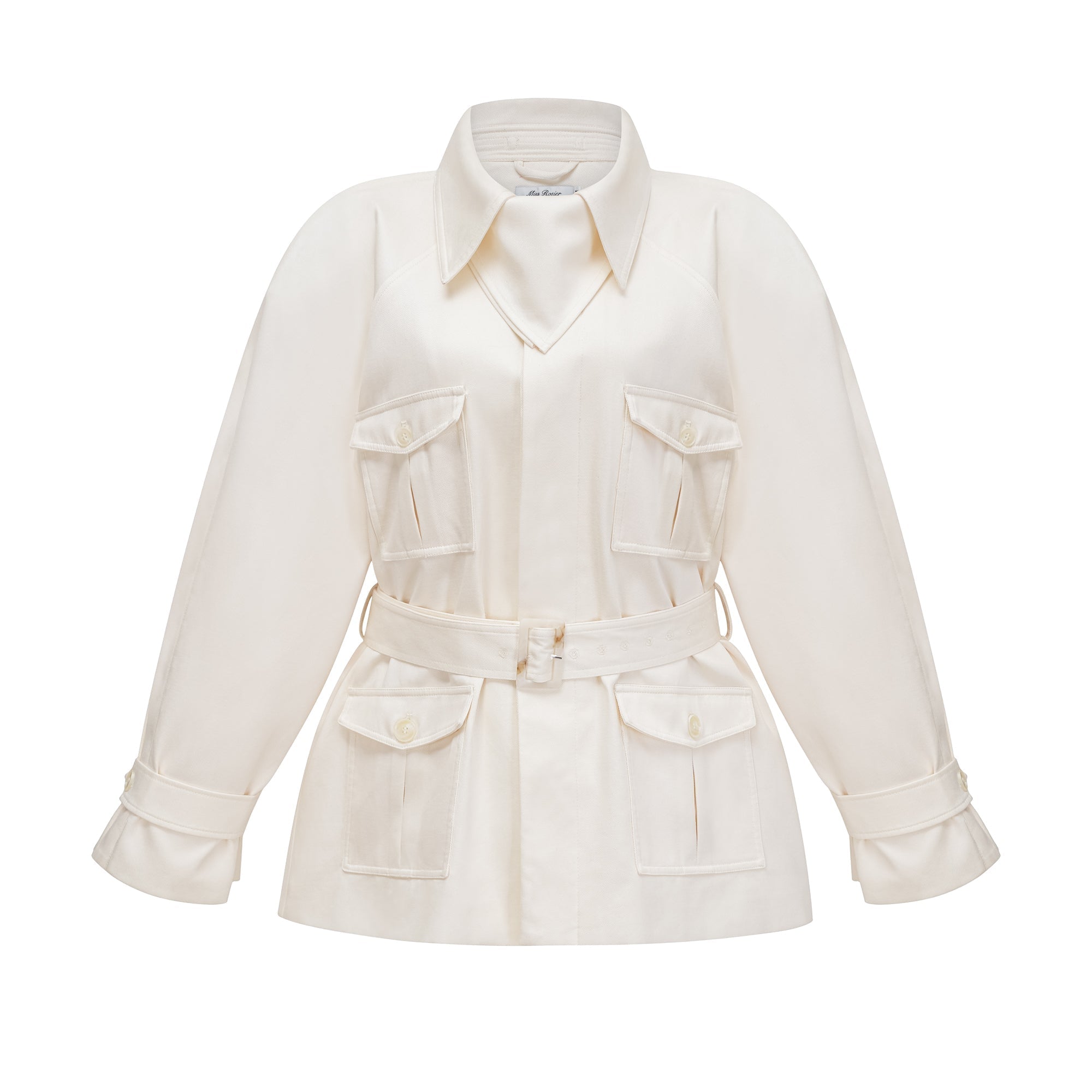 UTILITY BELTED MINI FIELD JACKET, COLLARED CARGO