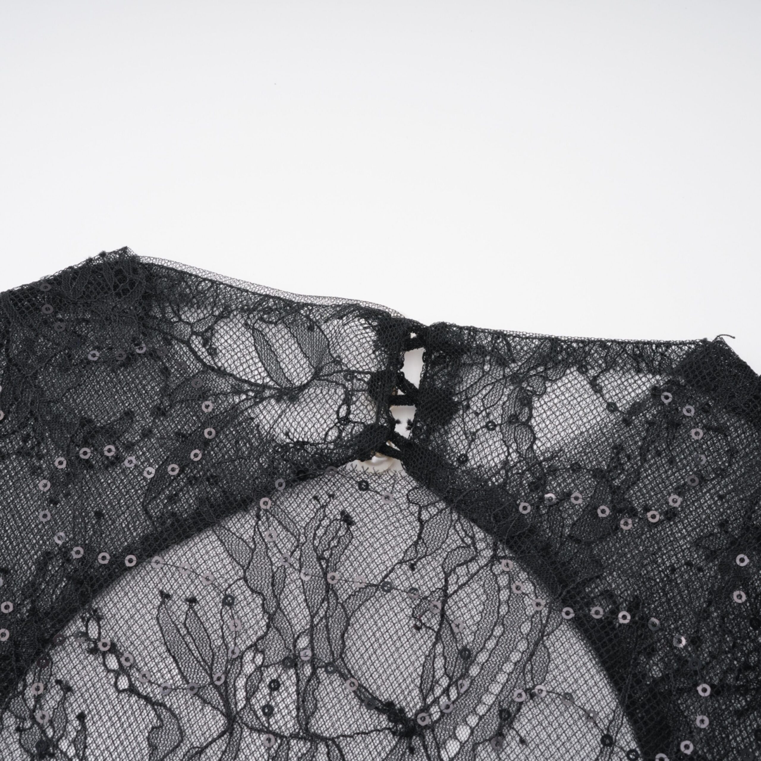 DSC05178_b53fe9ea-e466-4822-b58b-04d6bfdf9c32 BLACK SHEER LACE HIGH NECK LONG SLEEVE TULLE MINI DRESS