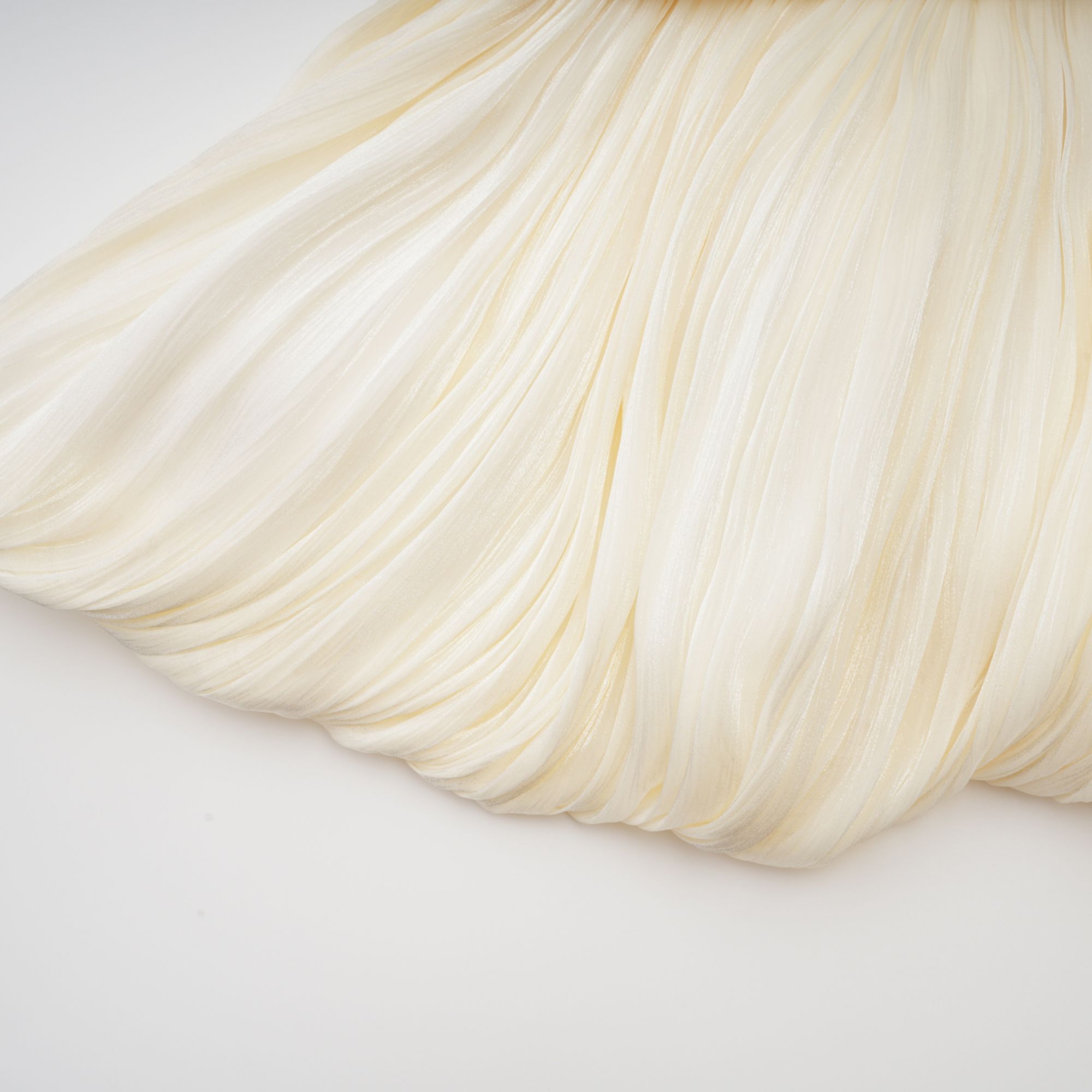 DSC05257_0efef4fb-4cec-43b8-8d01-0b4cab831975 CREAM PLEATED ASYMMETRICAL ONE PUFF SLEEVE WRAP WAIST BUBBLE MINI DRESS WITH LONG FLOATING SASH