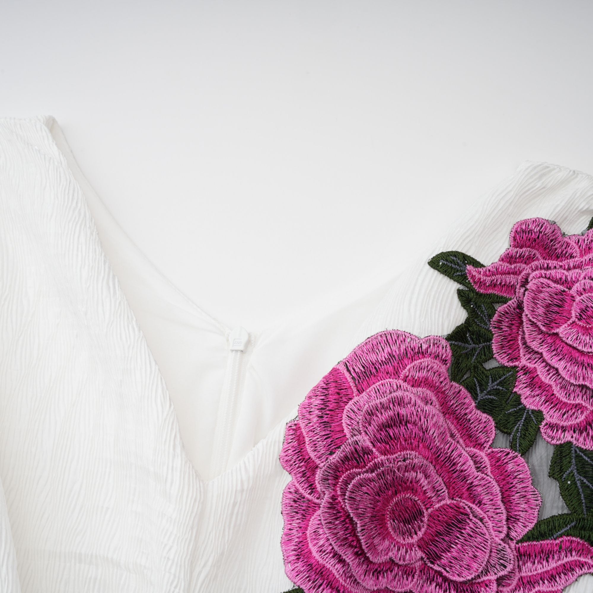 FLORAL PLEATED TWO-PIECE SET FOR WEDDING GUEST