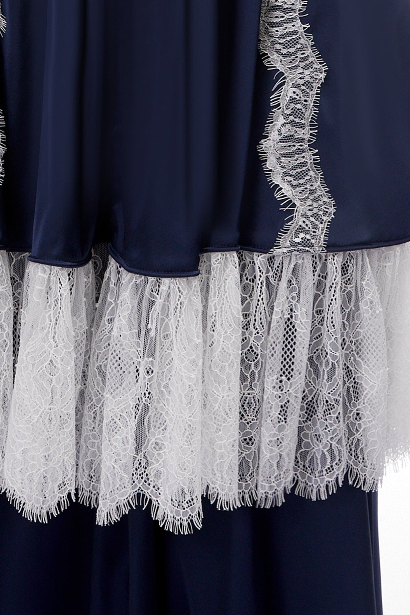 GeraldineNavyBlueRuffledMaxiDresswithLaceTrim_3_c34307a6-841a-41bb-8668-e198ed66e11a NAVY LACE FRINGE MAXI DRESS | SPAGHETTI STRAP V-NECK